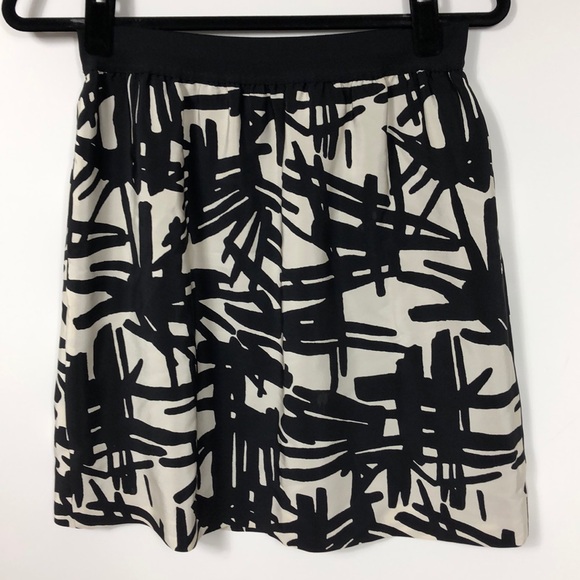 🆕Tibi>Silk abstract stretch lined miniskirt NWOT - Picture 2 of 5